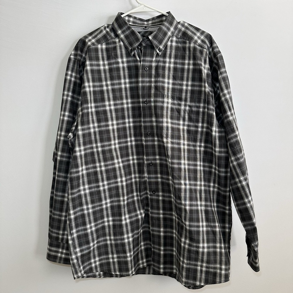 Ariat Pro Series Wilton Classic Fit Shirt Large Western Cowboy Rodeo